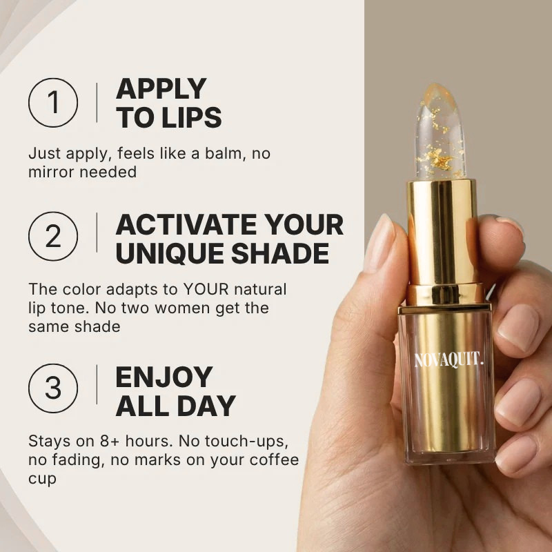 NovaQuit - Gold Lipstick