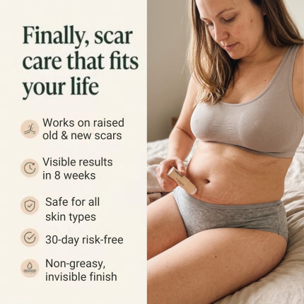 Smooth Your Scars In Just 60 Seconds